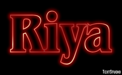 Riya Texteffekt