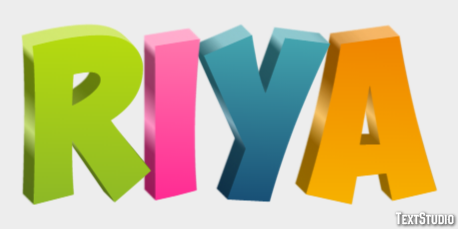 Riya Texteffekt