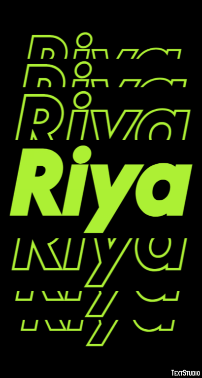 Riya Text Effect