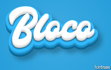 Bloco Efeito do texto