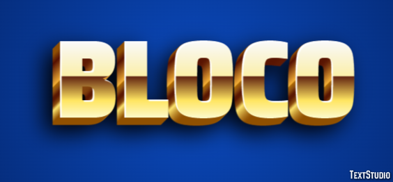 Bloco Efeito do texto