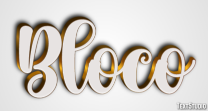 Bloco Efeito do texto