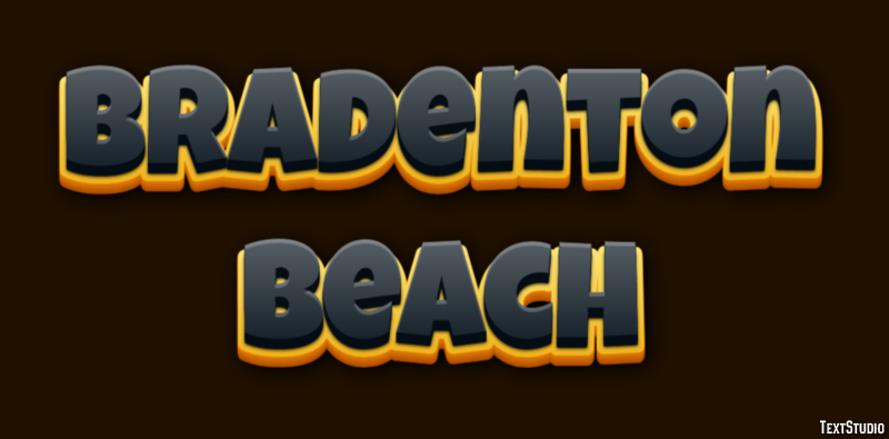 Bradenton Beach Effetto testo