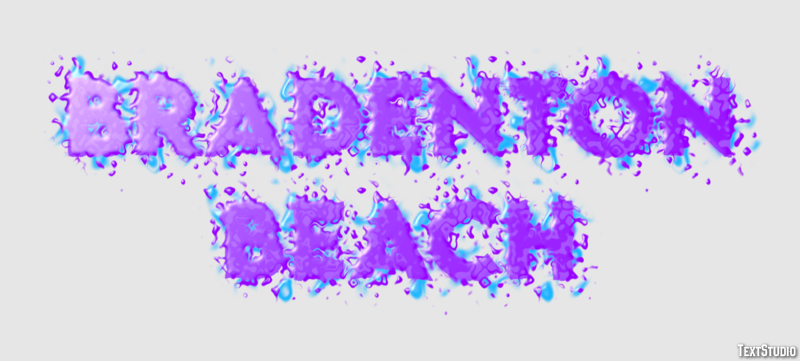 Bradenton Beach Effet de Texte