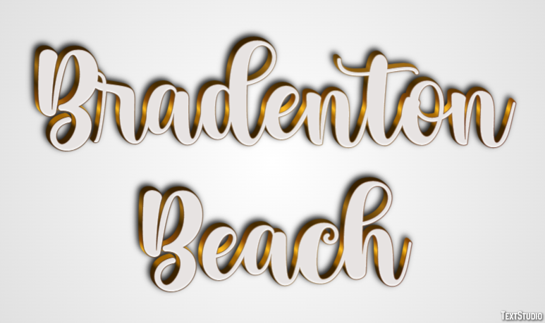 Bradenton Beach Effetto testo