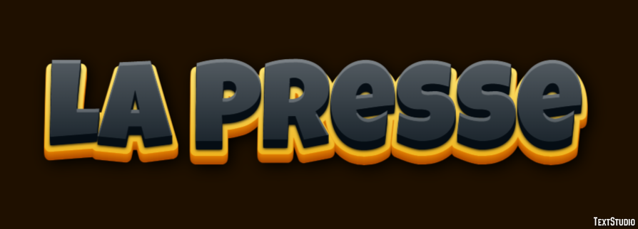 La Presse Effetto testo