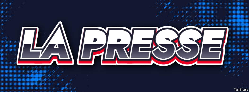 La Presse Efeito de texto