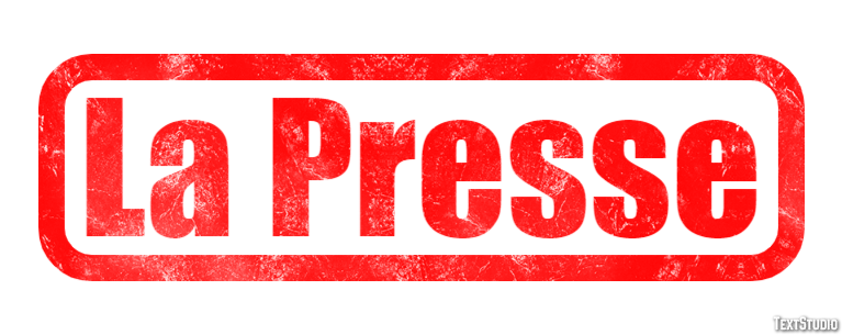 La Presse Efeito de texto