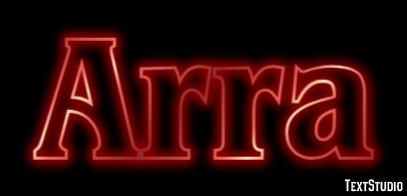 Arra Text effect