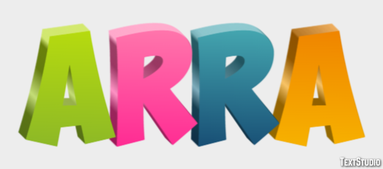 Arra Text effect