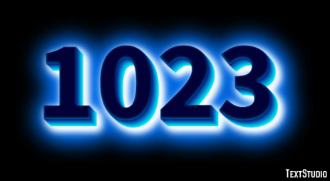 1023 Эффект текста