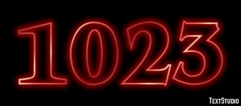 1023 Эффект текста