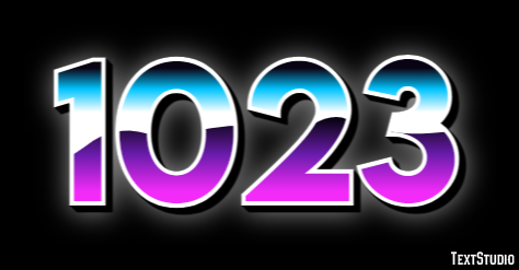 1023 Эффект текста