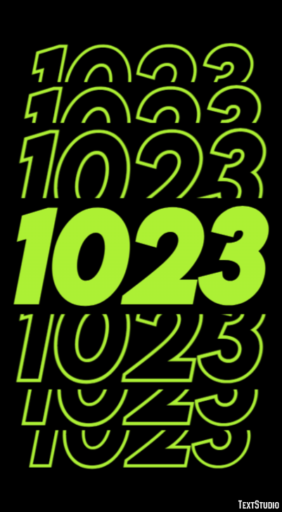 1023 Эффект текста