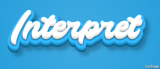 Interpret Text Effect