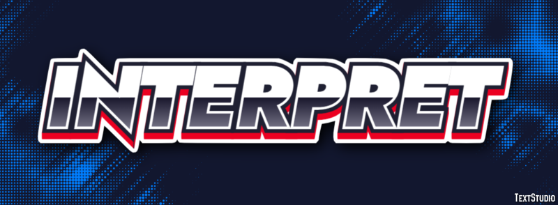Interpret Text Effect