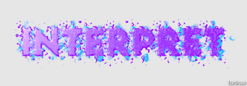 Interpret Text Effect