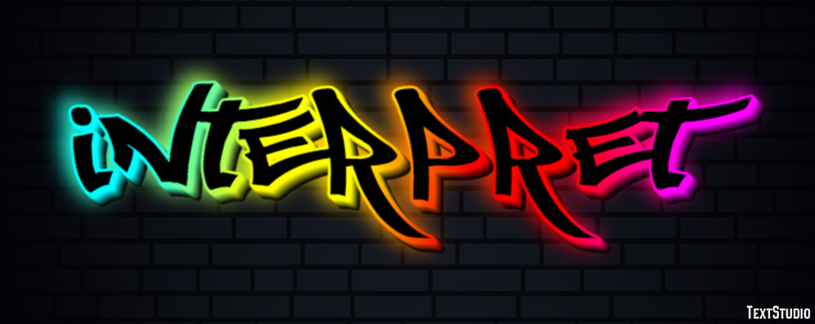 Interpret Text Effect