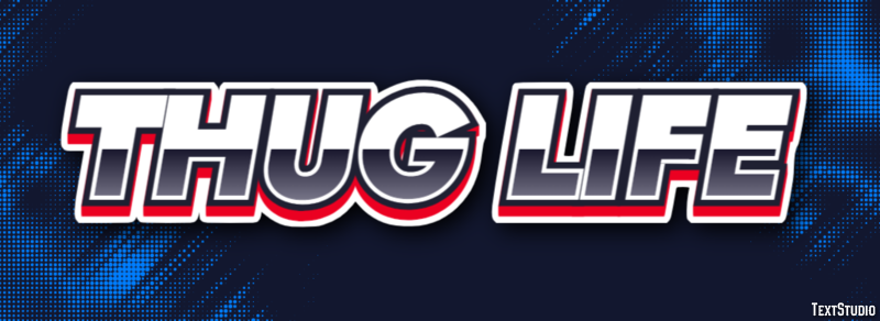 Thug Life Text Effect