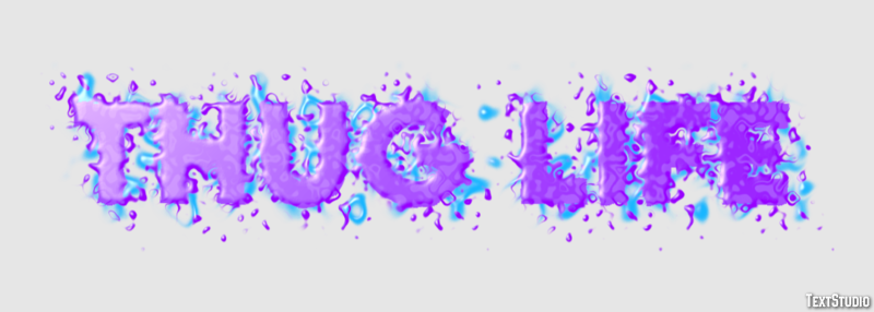Thug Life Text Effect