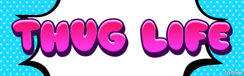Thug Life Text Effect