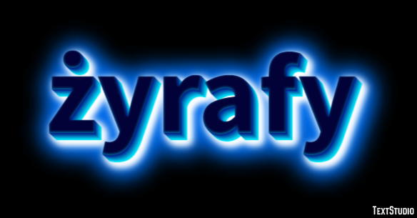 żyrafy Efekt tekstowy