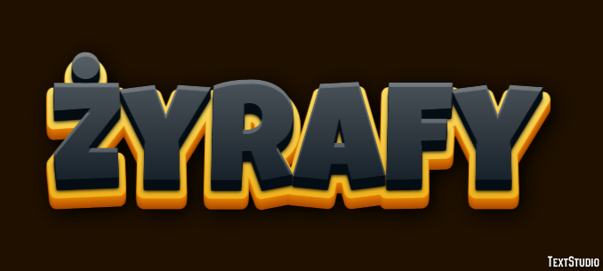 żyrafy Effetto testo