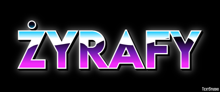 żyrafy Efekt tekstowy