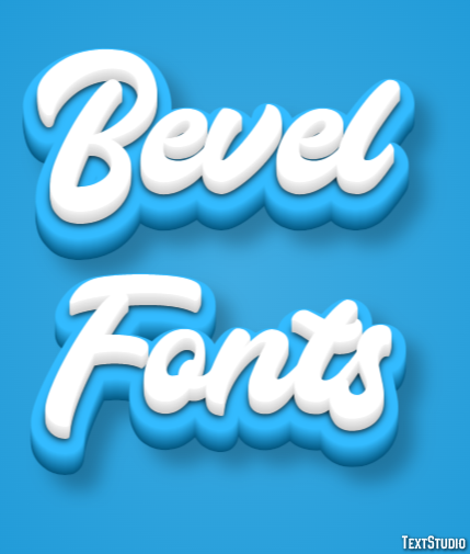 Bevel Fonts Text Effect