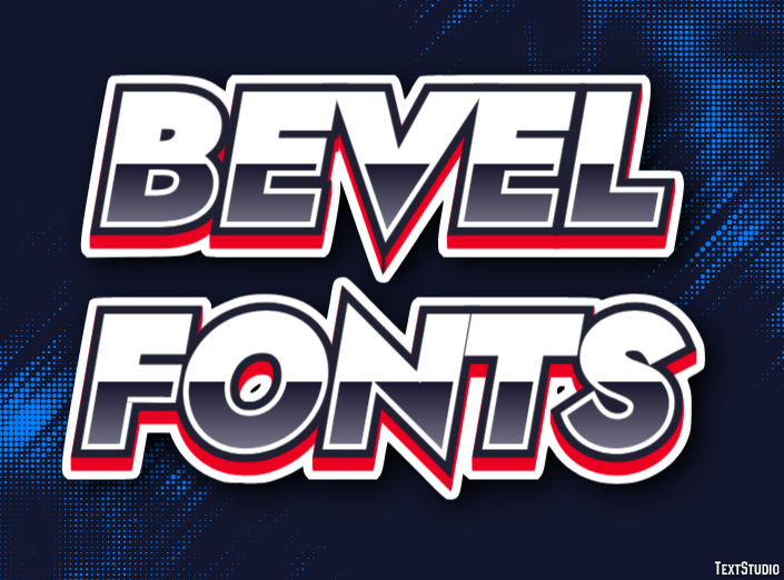 Bevel Fonts Text Effect