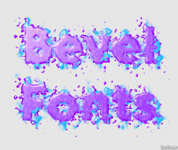 Bevel Fonts Text Effect