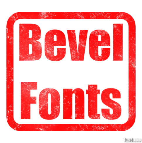 Bevel Fonts Text Effect