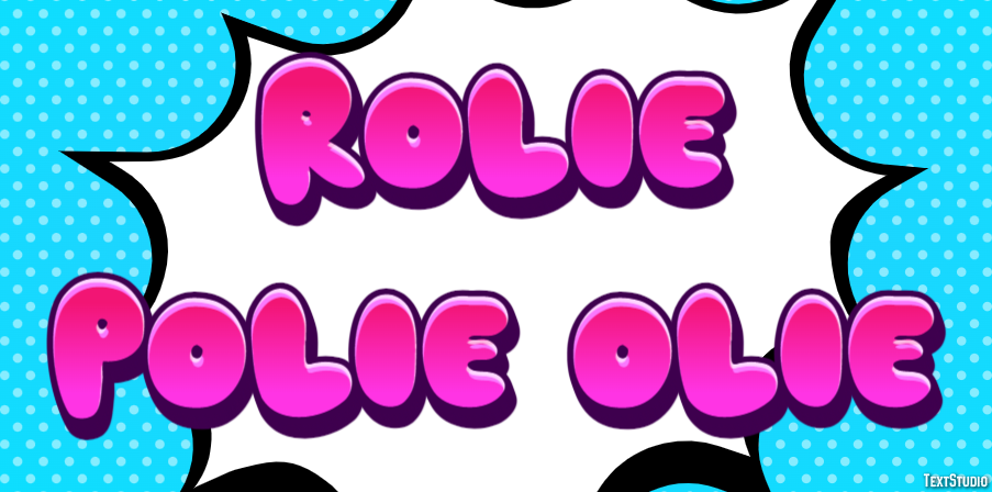 Rolie Polie Olie Text effect