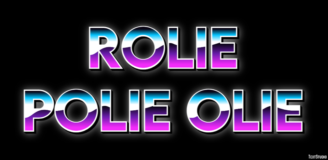 Rolie Polie Olie テキスト効果