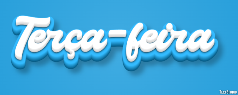 Terça-feira Text Effect
