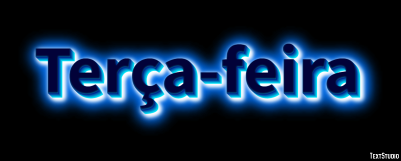 Terça-feira Text Effect