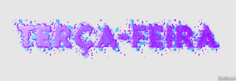 Terça-feira Text Effect
