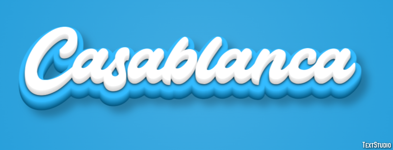 Casablanca Effet de Texte