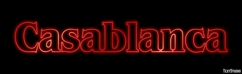 Casablanca Effet de Texte