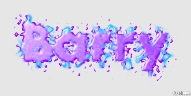 Barry Text Effect