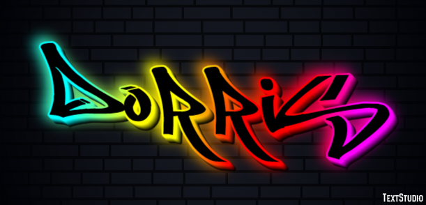 Dorris Text effect