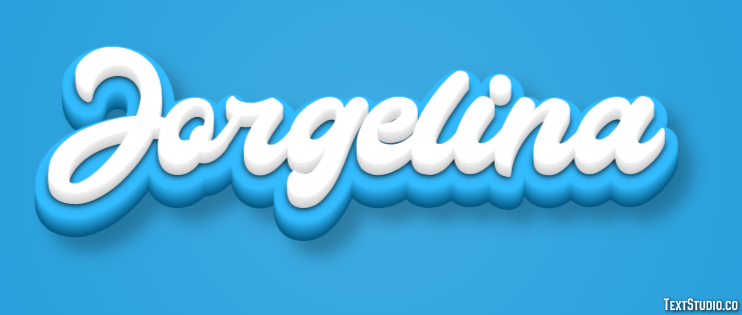 Jorgelina Efecto de texto
