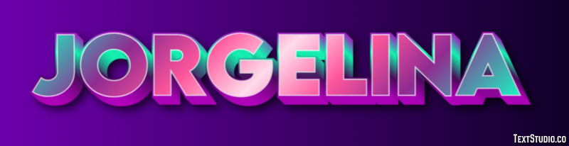 Jorgelina Efecto de Texto