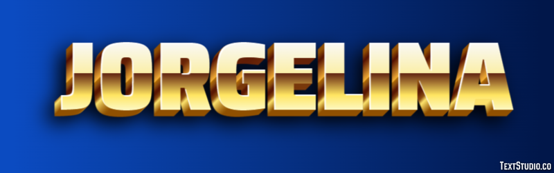 Jorgelina Efecto de texto
