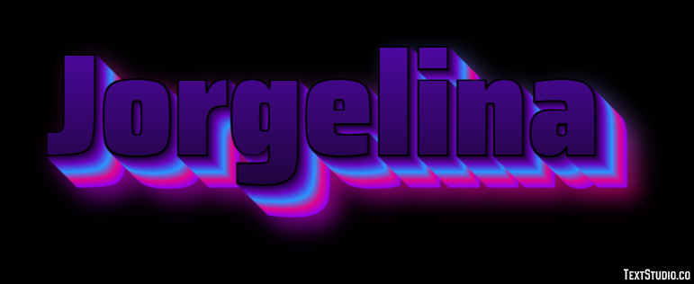 Jorgelina Efecto de texto