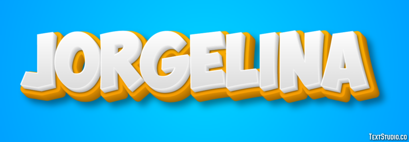 Jorgelina Efecto de Texto