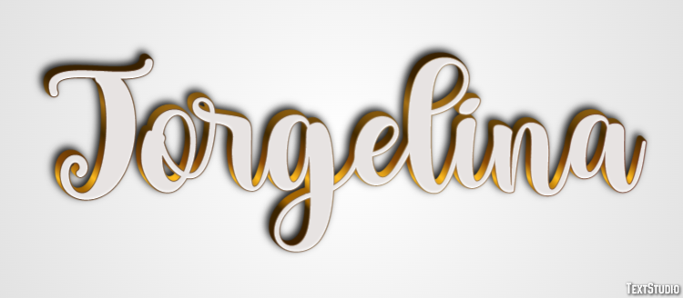 Jorgelina Efecto de texto