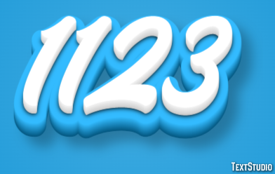 1123 Efeito de texto