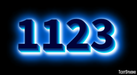 1123 Efeito de texto