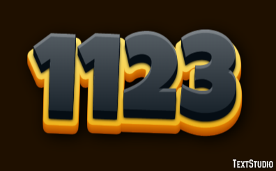 1123 Efeito de texto
